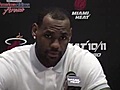 Miami Heat forward LeBron James says the team wasn’t into the game mentally