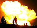 Raw Video: Gunmen Blow Up Egyptian Gas Pipeline