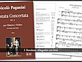 Nicolò Paganini - Sonata concertata MS 2 - III Rondeau