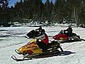 Snowmobile Trail Ride near Algonquin Park, Dwight, Huntsville, Ontario