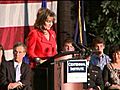 Palin addresses crowd at Lakewood benefit