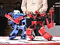 ロボットが激しいバトル　「ＲＯＢＯ－ＯＮＥ」開催