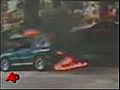 Surveillance Cam Catches Man in Flames