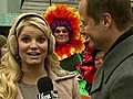 Jessica Simpson at Thanksgiving Day Parade