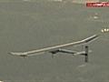 First solar plane takes off