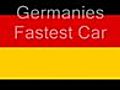 World’s Fastest Cars