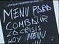 Un restaurante de Barcelona pone un menú a 1 euro