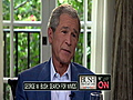 Bush: &#039;I felt terrible about it&#039;