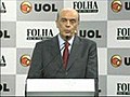 Debate Folha/UOL: Serra vê loteamento generalizado de cargos