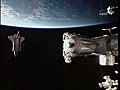 Shuttle Atlantis undocks from ISS