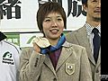 バンクーバー五輪・銀メダリストの小平奈緒選手、勤務先の相澤病院に凱旋(がいせん)