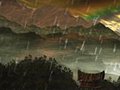 1075 Jungle Rain Forest Rainbow Storm Stock Footage