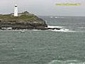 Godrevy Lighthouse and Fishing Boats