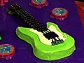 How to make an electric guitar cake