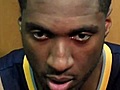 Pacers&#039; Roy Hibbert after the Game 1 loss to the Bulls