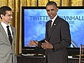 Obama Holds Twitter Town Hall