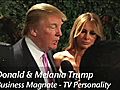 Donald & Melania Trump - QVC Pre-Oscar Party