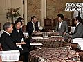 民主・自民・公明3党の政調会長が会談　子ども手当の見直しに向けて協議も平行線