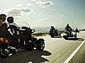 CanAm Spyder ist halb Cabrio und halb Motorrad