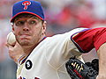 Phillies&#039; pitching staff special,  Halladay spectacular