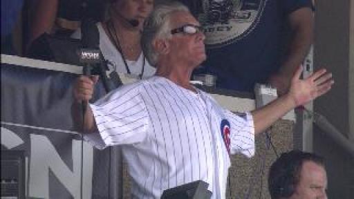 Barry Weiss sings the stretch