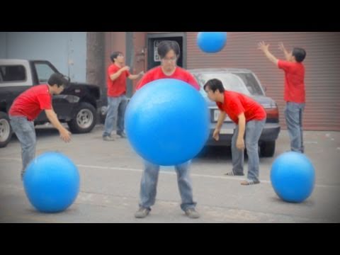 Big Blue Ball Machine