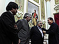 Chávez recibe a presidentes de Uruguay,  Bolivia y Paraguay