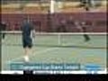 WBZ Sports Producer Plays Tennis Against Courier