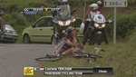 Tour de France : stage 14 chute rabobank