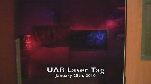 UAB Laser Tag,  January 2010