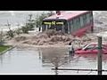Riding A Bus Through The Flood