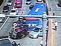 Raw Video: 18-wheeler Hits 2 Cars on NY Freeway