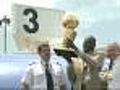 Larry O’Brien Trophy Arrives At LAX