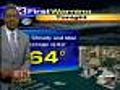 Meteorologist Tim Williams' Overnight Forecast