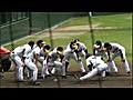 8月5日育成試合前の小虎たち