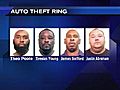 Four men charged in auto theft ring