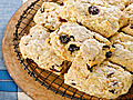 Oatmeal and Dried-Cherry Biscuit Scones