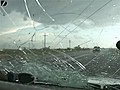 Hailstorm Destroys Car