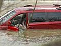 Van Crashes into Water