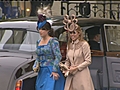 Beatrice and Eugenie arrive