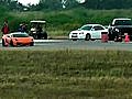 Turbo Lamborghini Gallardo crashes at 200mph at the Texas mile