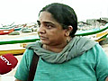 चेन्नई के तटों पर सड़क का विरोध