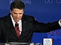 GOP race spotlight on Texas Gov. Perry