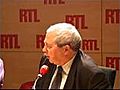 Régionales - 1er tour : Jean-Paul Huchon sur RTL