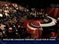 Shoe thrower apologises