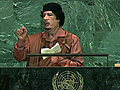 Gadhafi demands equality