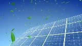 映像素材 ソーラーパネル Solar Panel G1G
