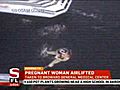 U.S. Coast Guard airlifts pregnant woman from cruise ship