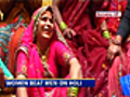 Barsana celebrates the traditional Latmar Holi