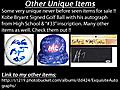 Tons of RARE Sports Autographed Memorabilia For Sale! Kobe Ruth Jeter LeBron Mantle AMAZING !!